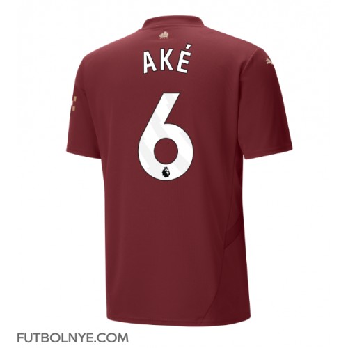 Camiseta Manchester City Nathan Ake #6 Tercera Equipación 2024-25 manga corta